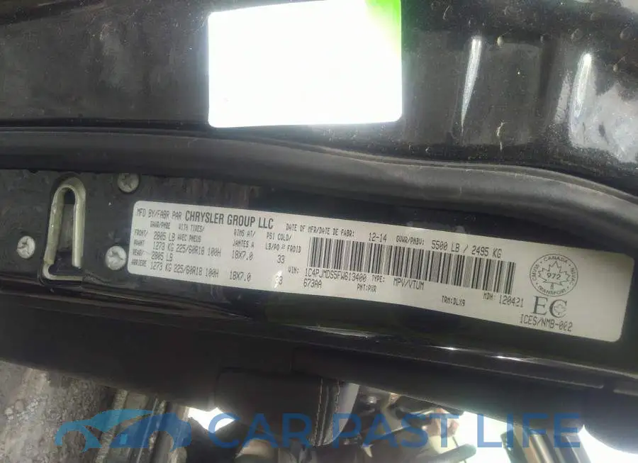 1C4PJMDS5FW613400# 9