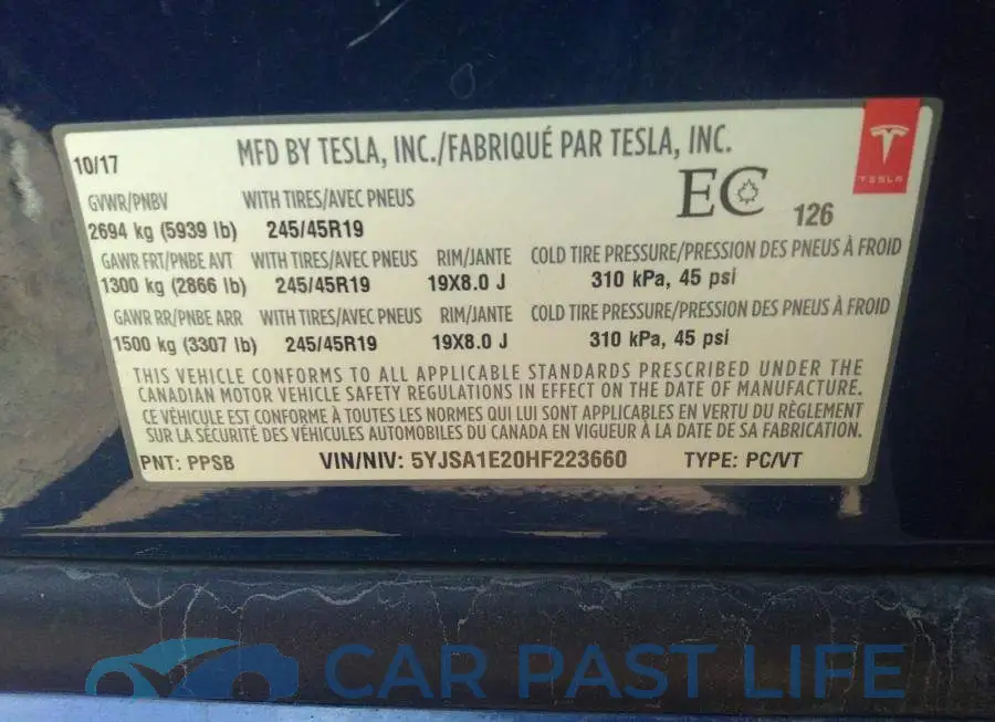 5YJSA1E20HF223660# 9