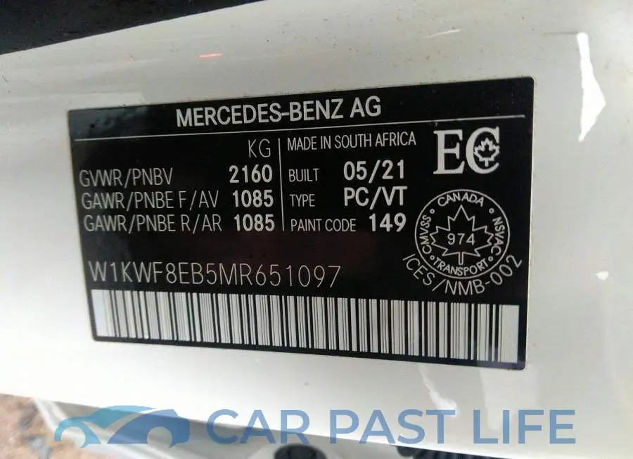 W1KWF8EB5MR651097# 9