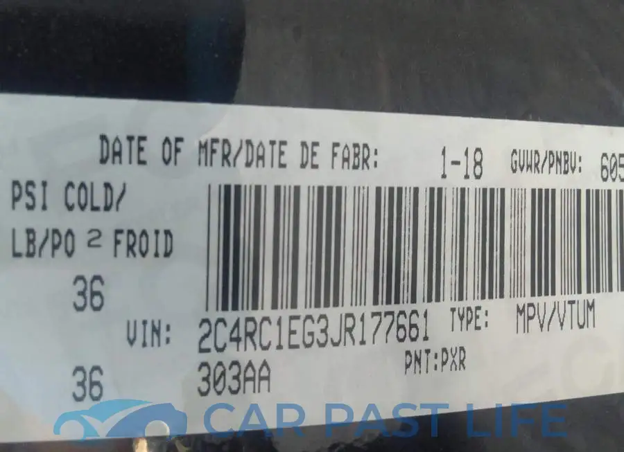 2C4RC1EG3JR177661# 9