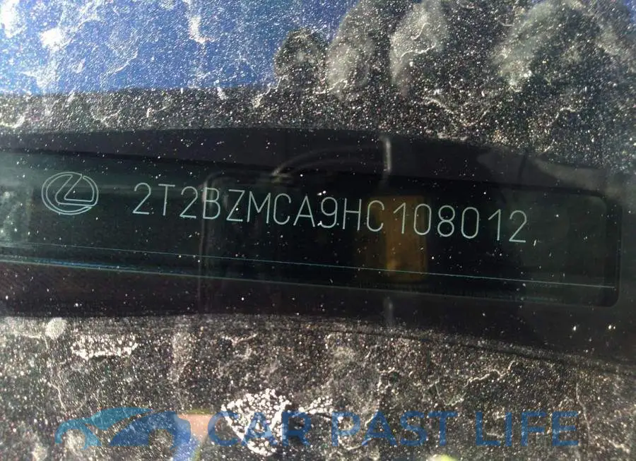 2T2BZMCA9HC108012# 9