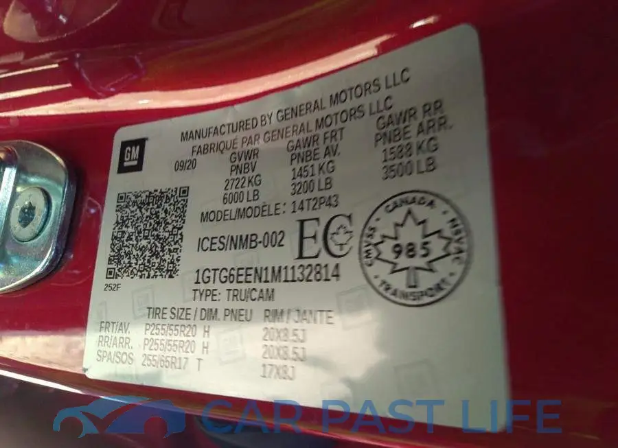 1GTG6EEN1M1132814# 9
