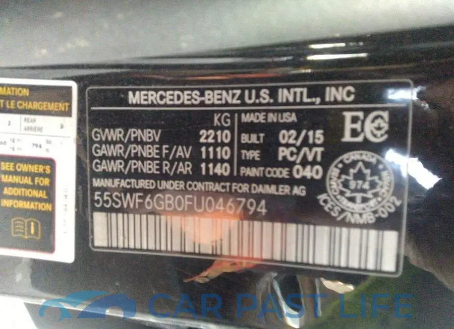 55SWF6GB0FU046794# 9