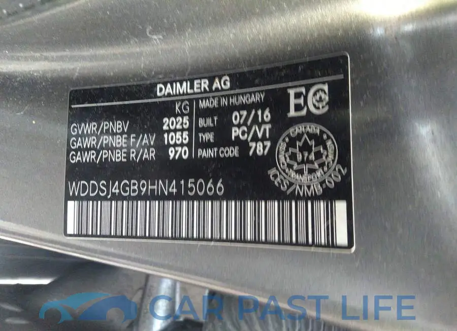 WDDSJ4GB9HN415066# 9
