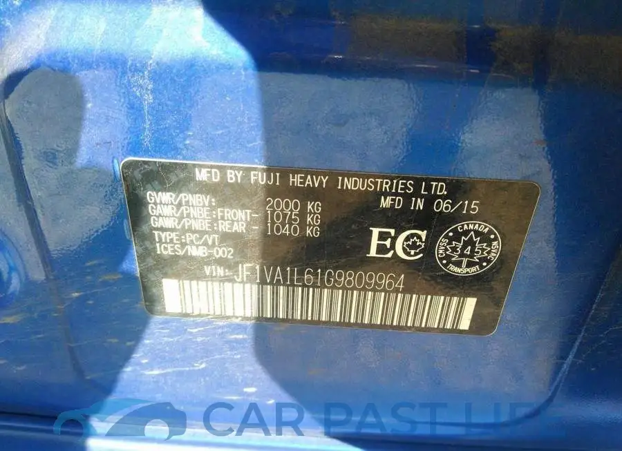 JF1VA1L61G9809964# 9