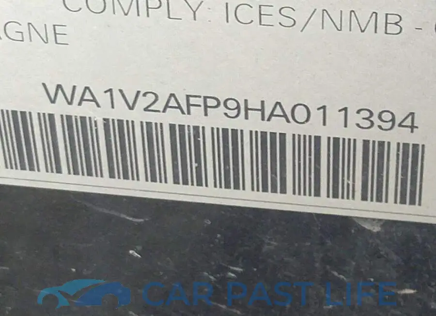 WA1V2AFP9HA011394# 9
