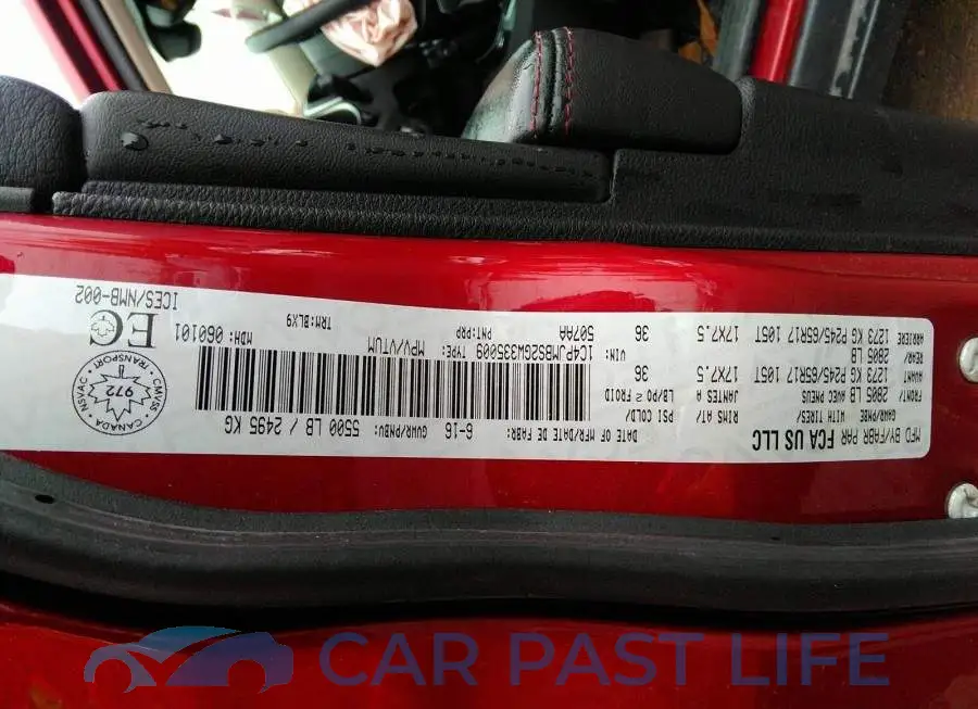 1C4PJMBS2GW335009# 9