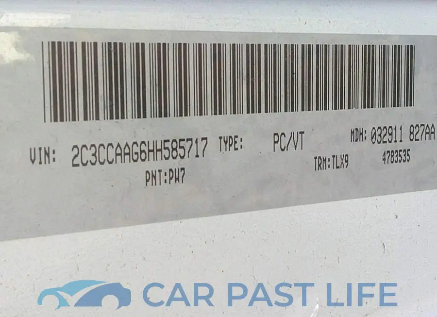 2C3CCAAG6HH585717# 9