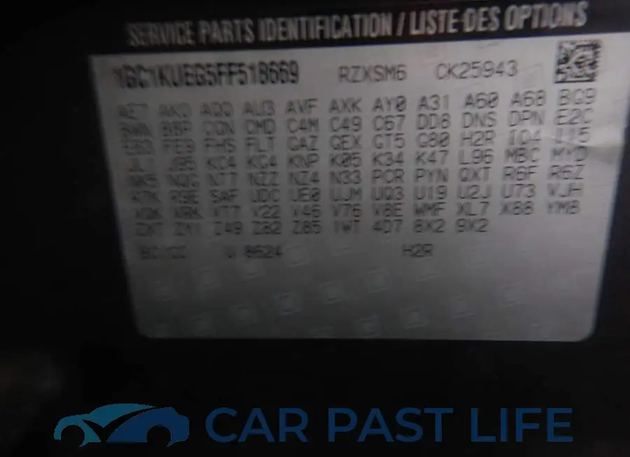 1GC1KUEG5FF518669# 9