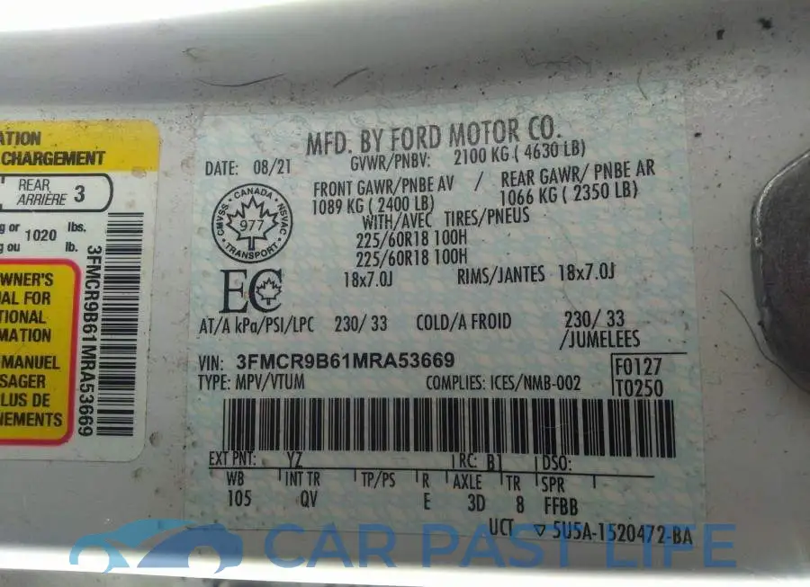 3FMCR9B61MRA53669# 9