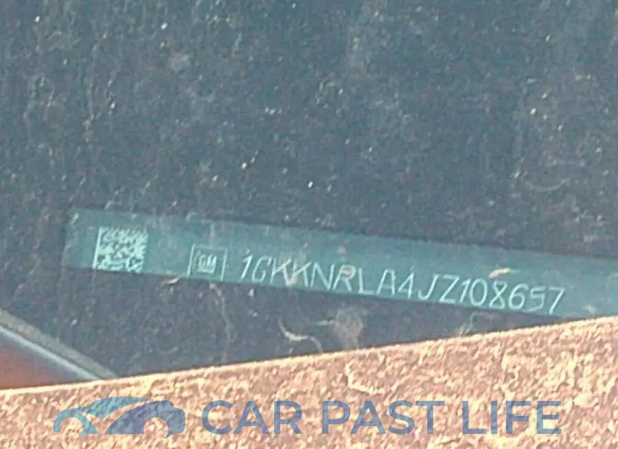 1GKKNRLA4JZ108657# 9