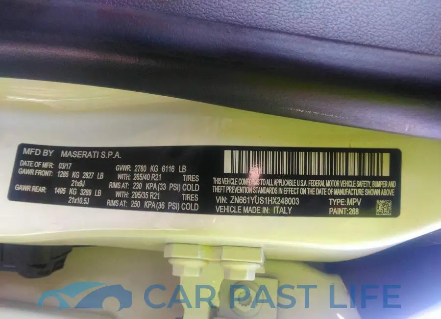ZN661YUS1HX248003# 9