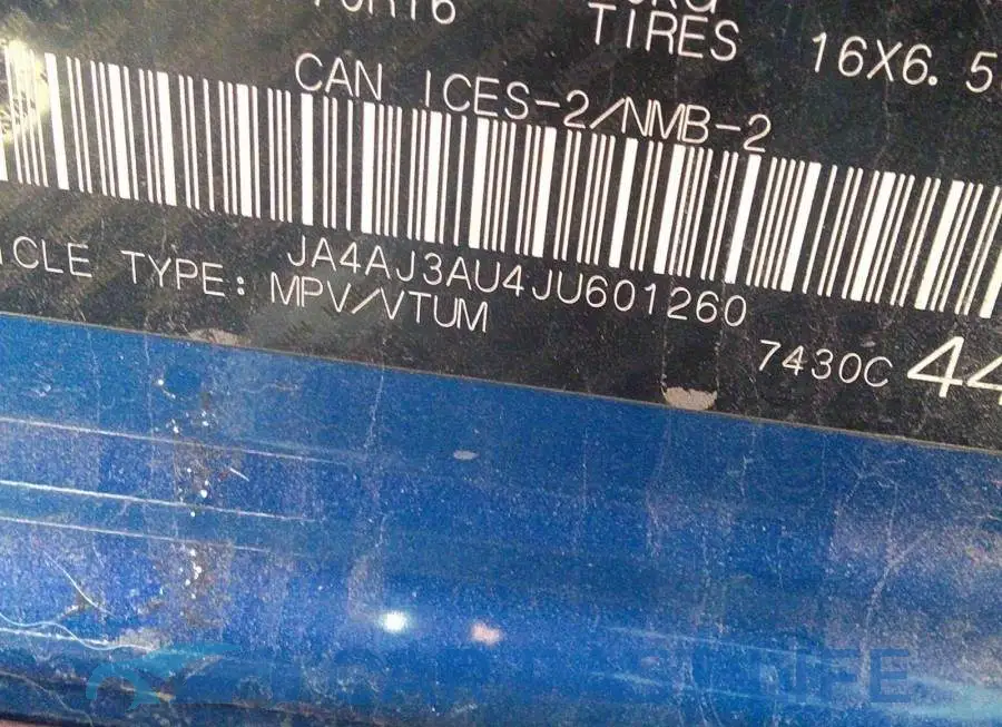 JA4AJ3AU4JU601260# 9