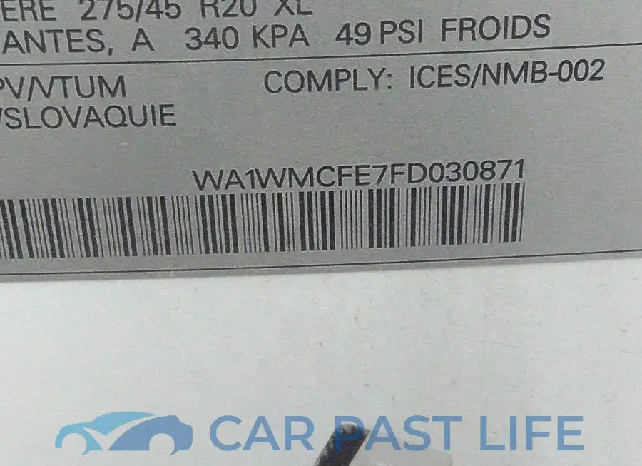 WA1WMCFE7FD030871# 9