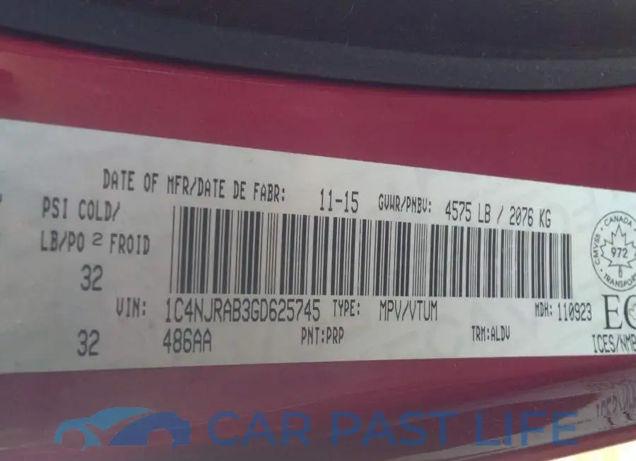 1C4NJRAB3GD625745# 9