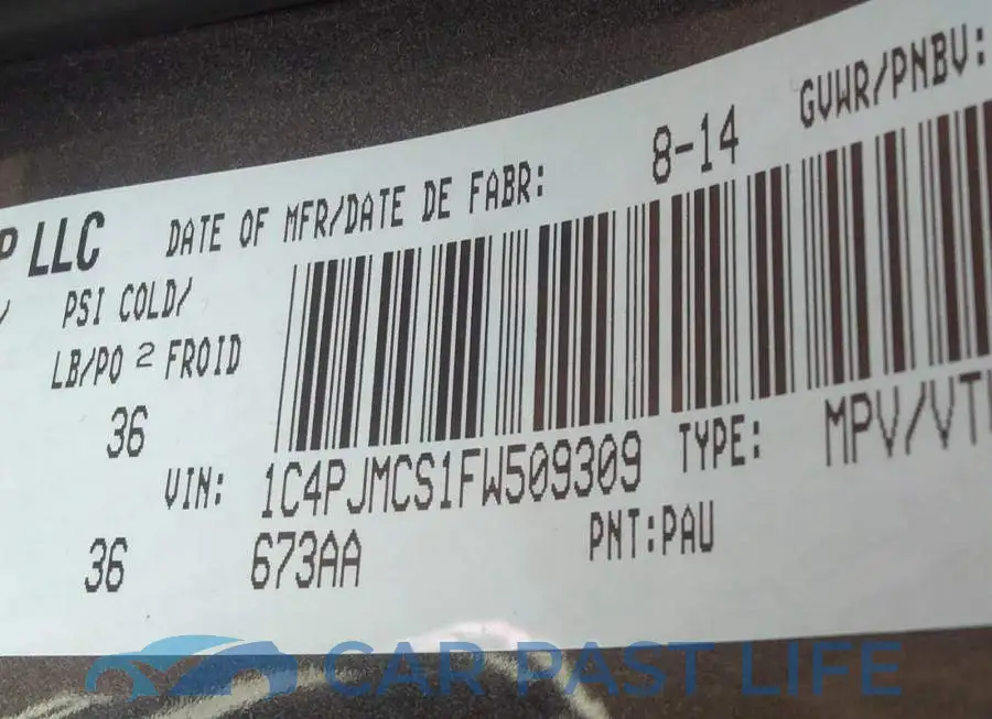 1C4PJMCS1FW509309# 9