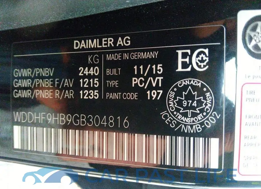 WDDHF9HB9GB304816# 9