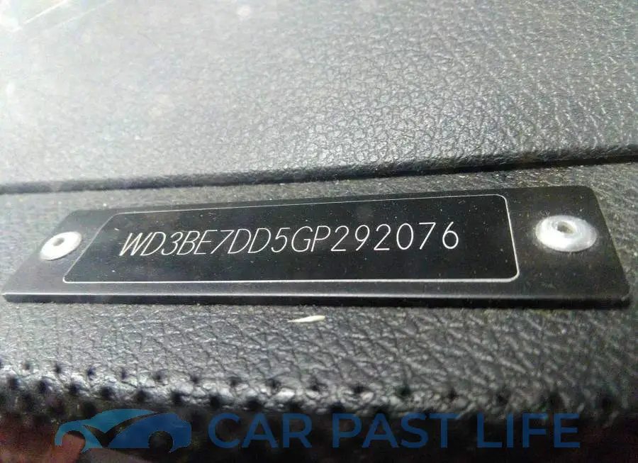 WD3BE7DD5GP292076# 9