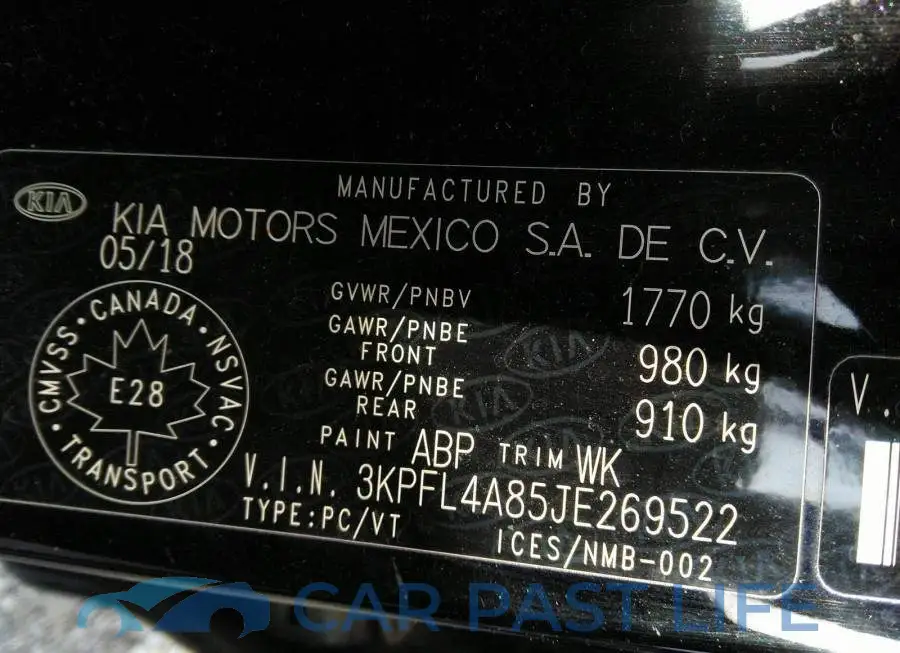 3KPFL4A85JE269522# 9