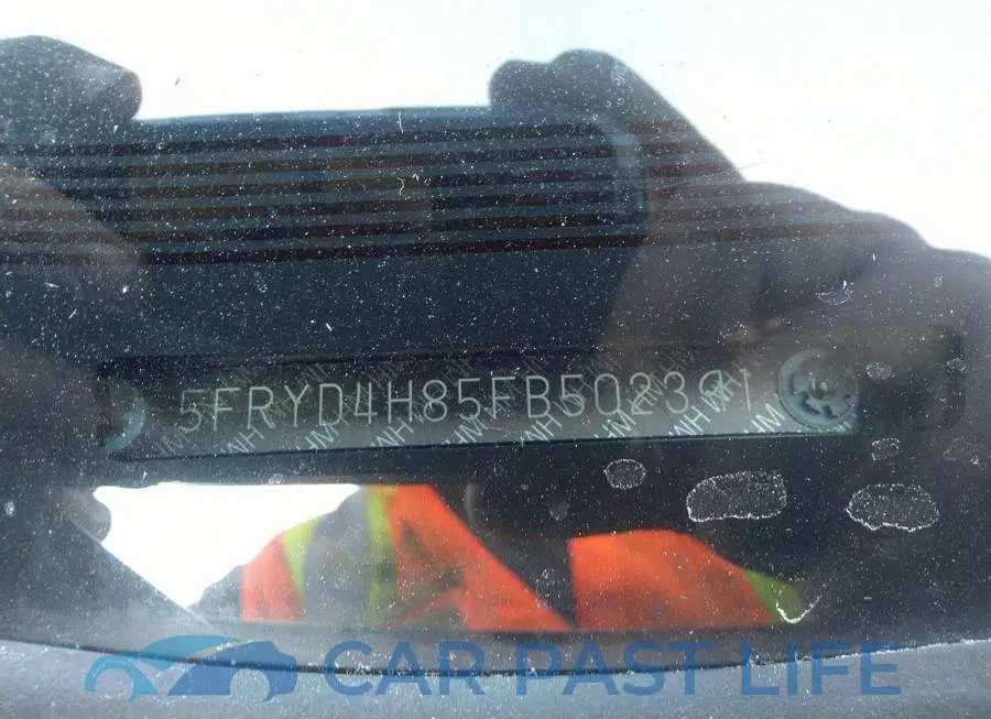5FRYD4H85FB502391# 9