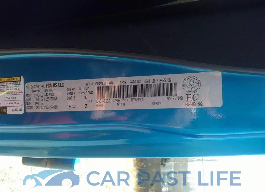 1C4BJWEG3GL177200# 9