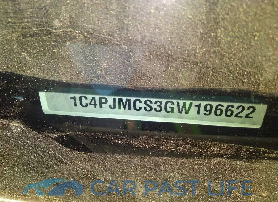 1C4PJMCS3GW196622# 9