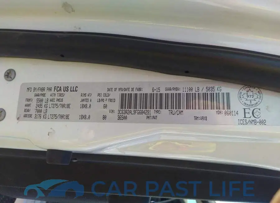 3C63R2AL9FG684291# 9