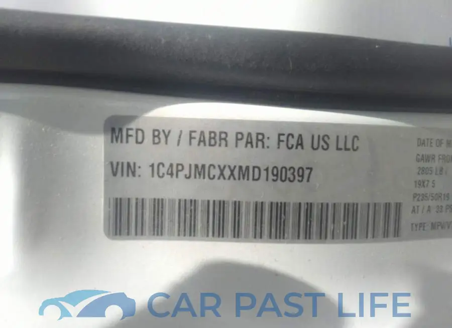 1C4PJMCXXMD190397# 9