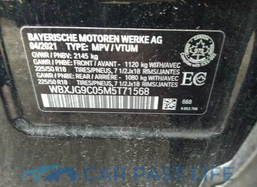 WBXJG9C05M5T71568# 9