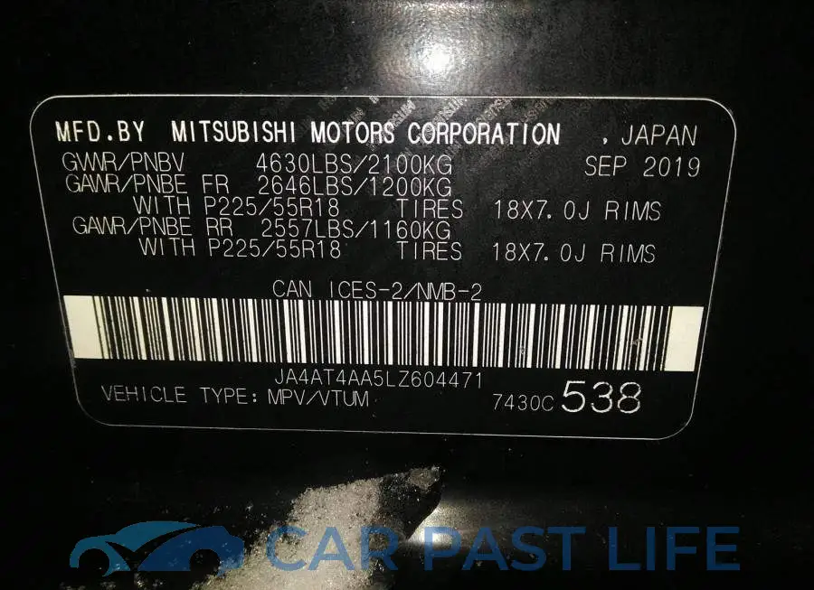 JA4AT4AA5LZ604471# 9
