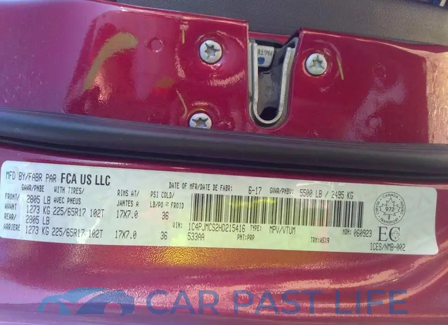 1C4PJMCS2HD215416# 9