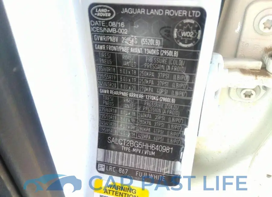 SALCT2BG5HH640981# 9