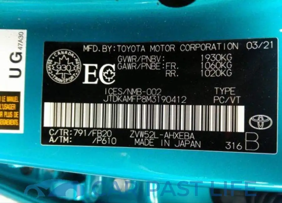 JTDKAMFP8M3190412# 10