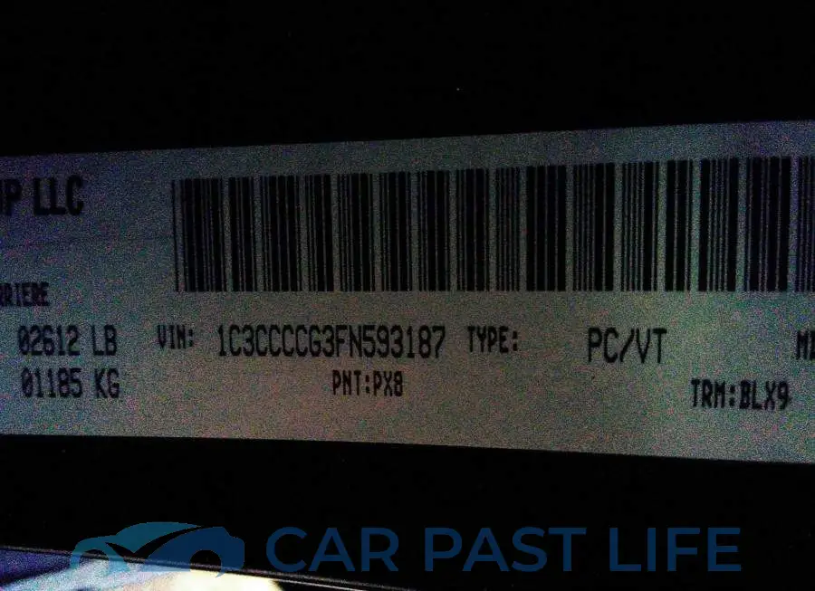 1C3CCCCG3FN593187# 9