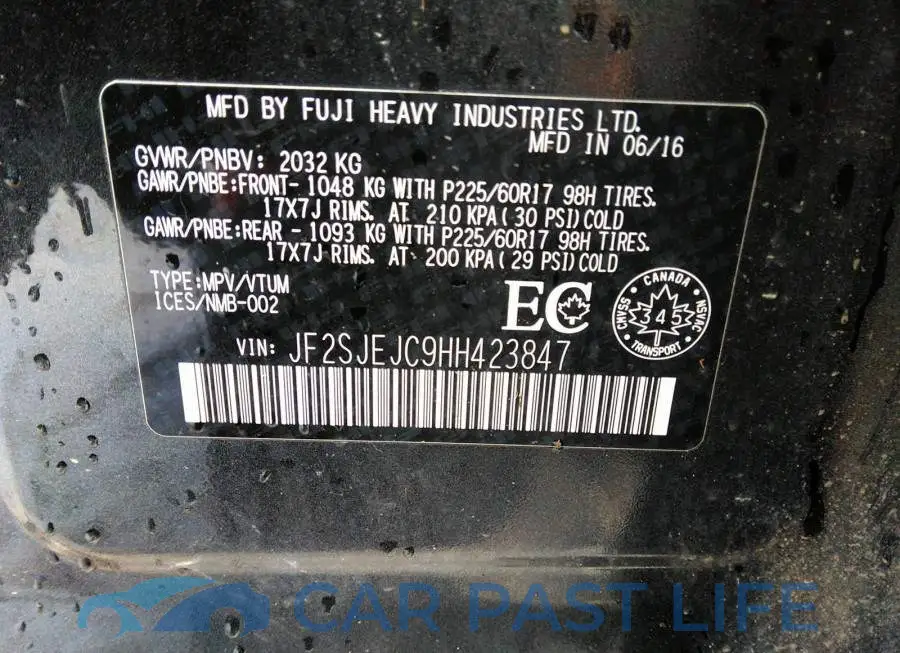 JF2SJEJC9HH423847# 9