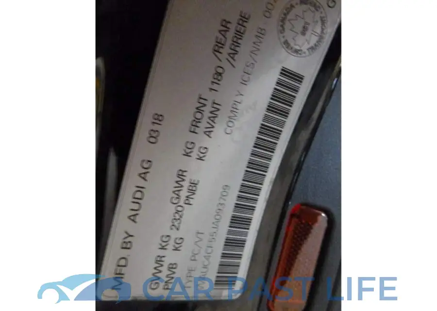 WAUC4CF55JA093709# 9