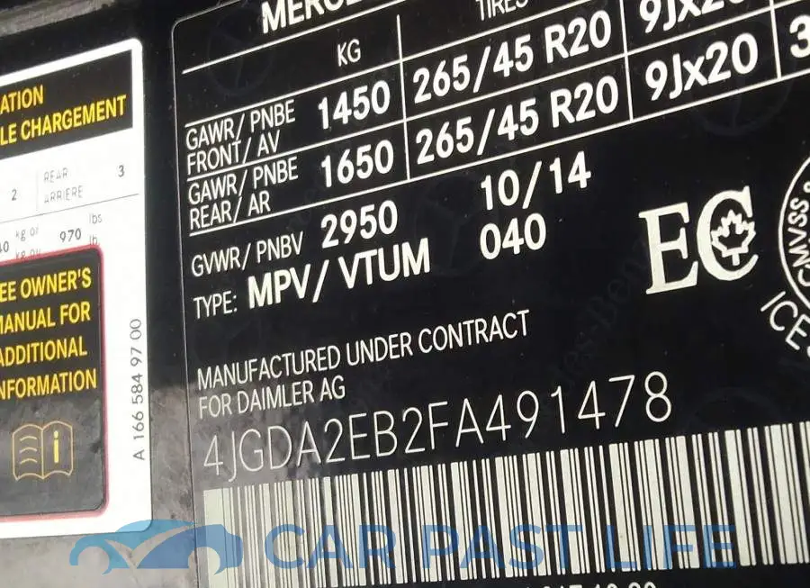 4JGDA2EB2FA491478# 9