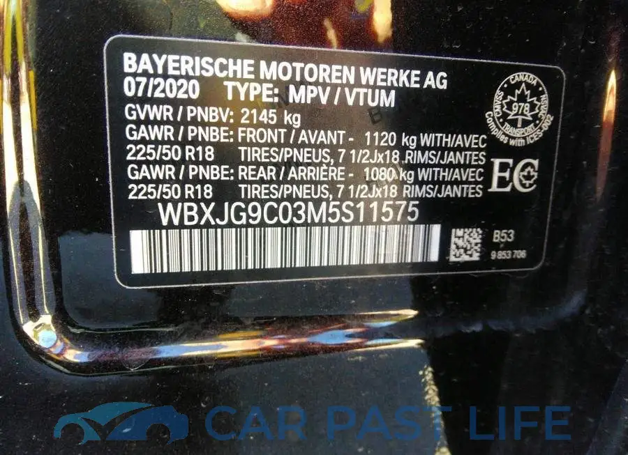 WBXJG9C03M5S11575# 9