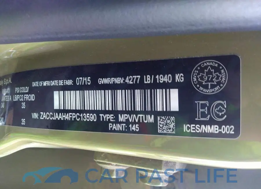 ZACCJAAH4FPC13590# 9