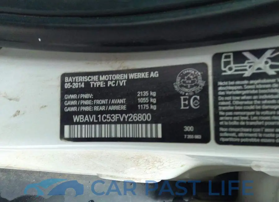 WBAVL1C53FVY26800# 9