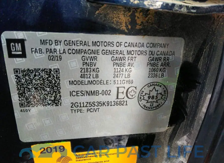 2G11Z5S35K9136821# 9