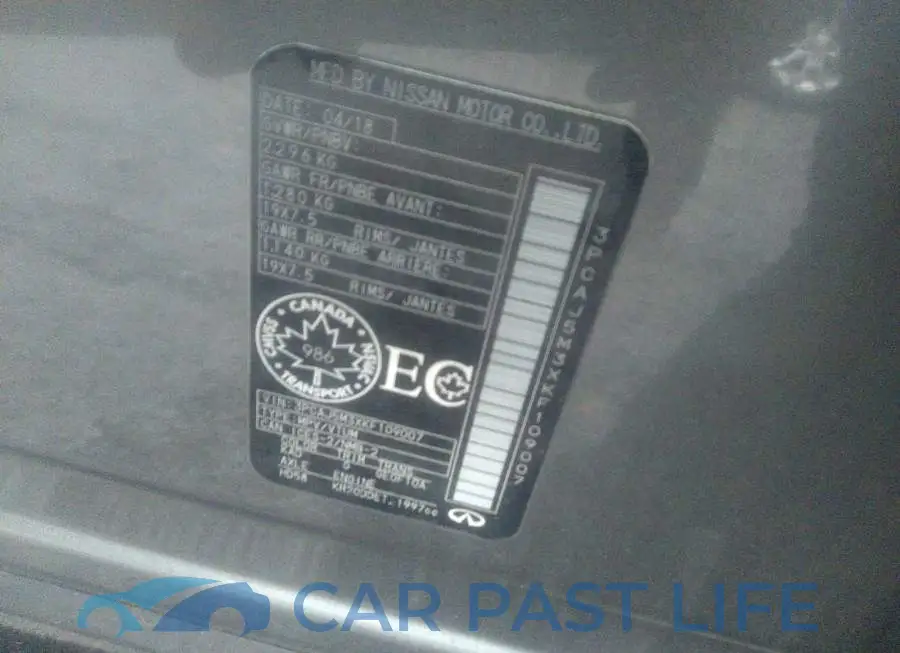3PCAJ5M3XKF109007# 9
