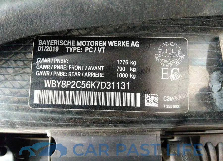 WBY8P2C56K7D31131# 9