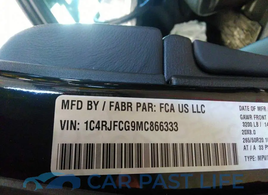 1C4RJFCG9MC866333# 9