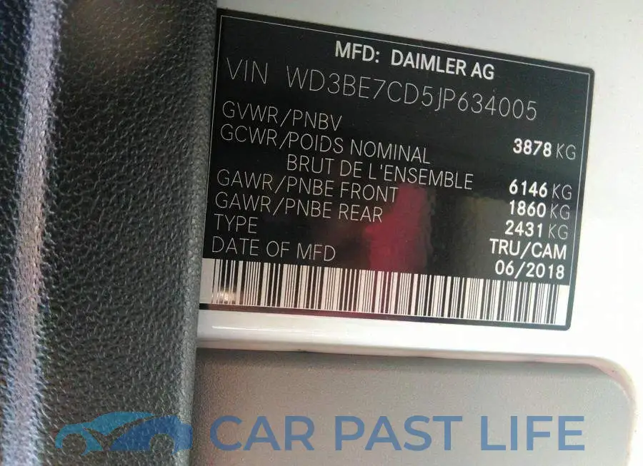 WD3BE7CD5JP634005# 9