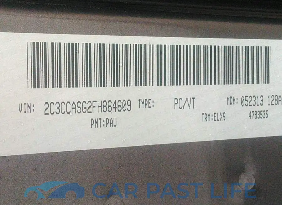 2C3CCASG2FH864609# 9