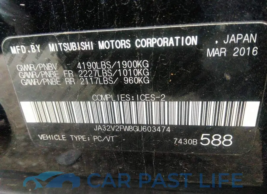 JA32V2FW8GU603474# 9