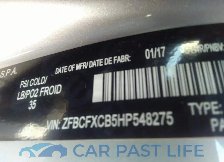 ZFBCFXCB5HP548275# 9