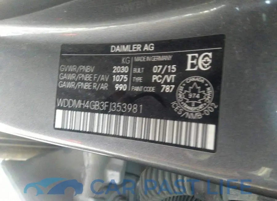 WDDMH4GB3FJ353981# 9