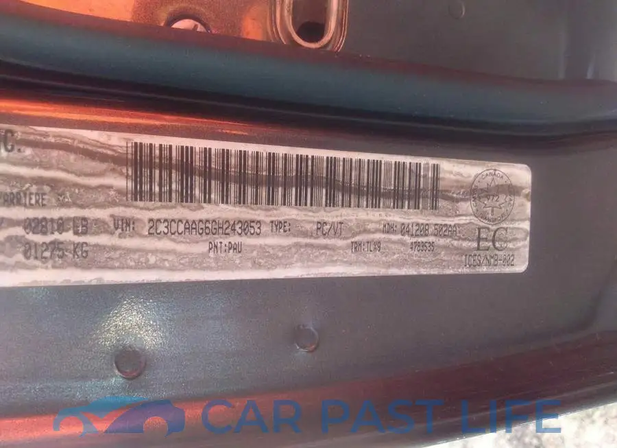 2C3CCAAG6GH243053# 9